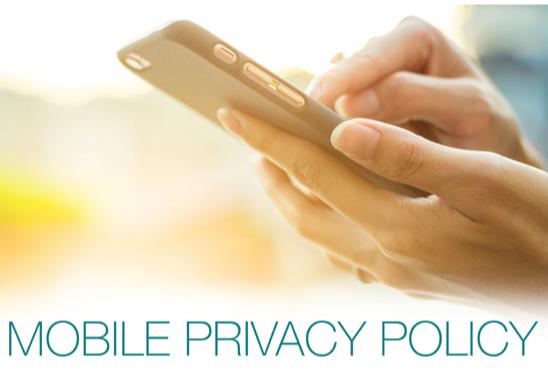 Hands using mobile phone - PRIVACY POLICY